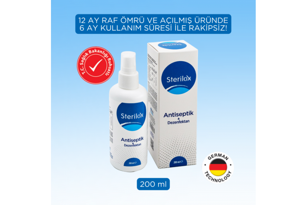 Sterilox Antiseptik&Dezenfektan 200 ml