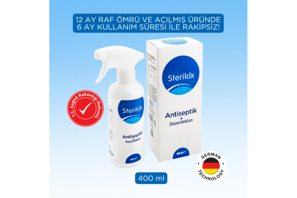 Sterilox Antiseptik&Dezenfektan 400 ml