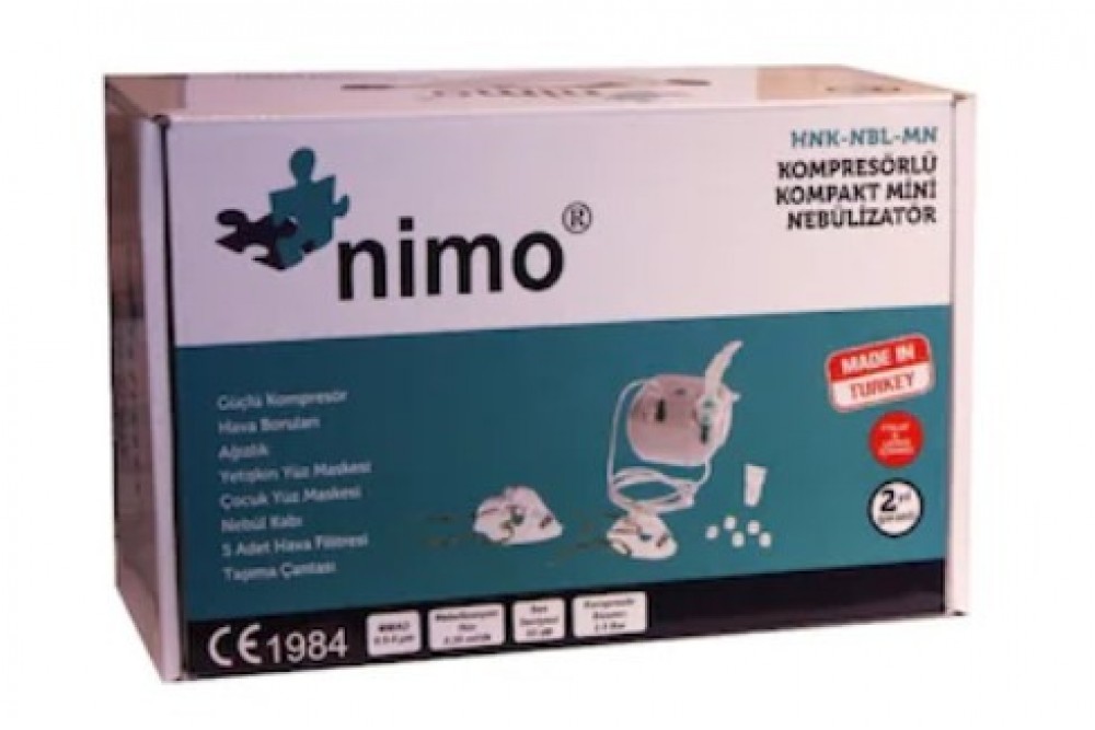 Kompresörlü Kompakt Mini Nebulizatör