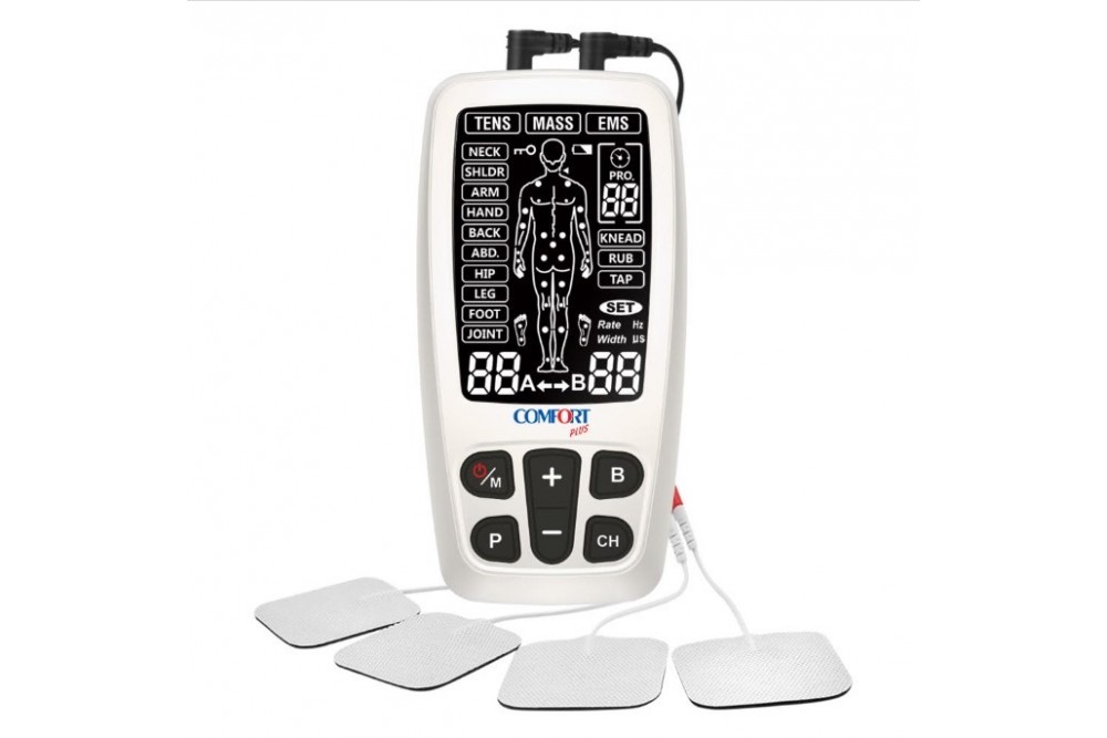 Comfort Plus Şarj Edilebilir Tens-EMS-Masaj Cihazı Comfort Plus Şarj Edilebilir Tens-EMS-Masaj Cihazı